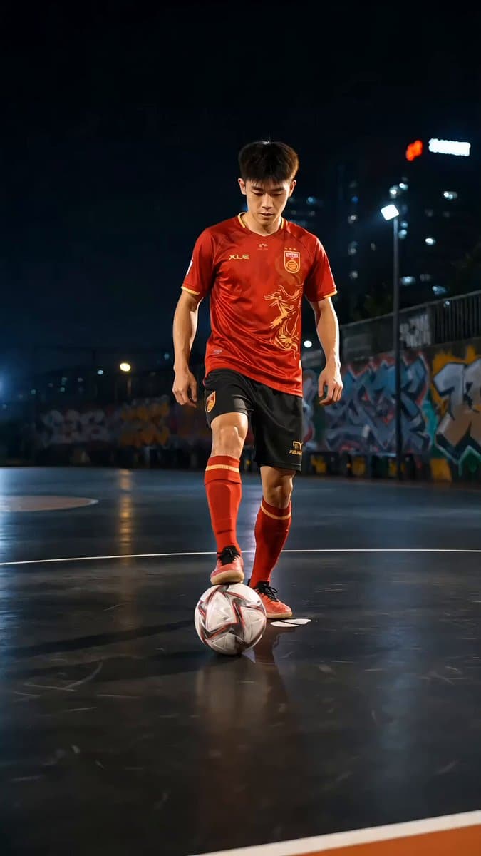 Freestyle Football Performance Animation