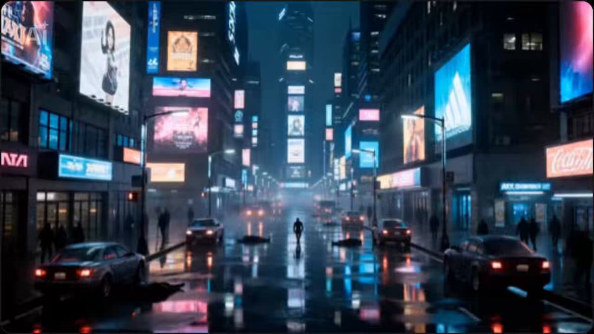 Cyberpunk Ninja Battle Video Prompt