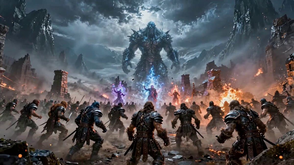 Epic Fantasy Battle Sequence Prompt