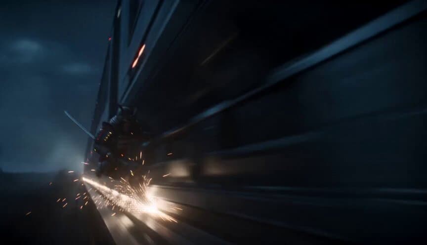 Dystopian Maglev War Train Duel